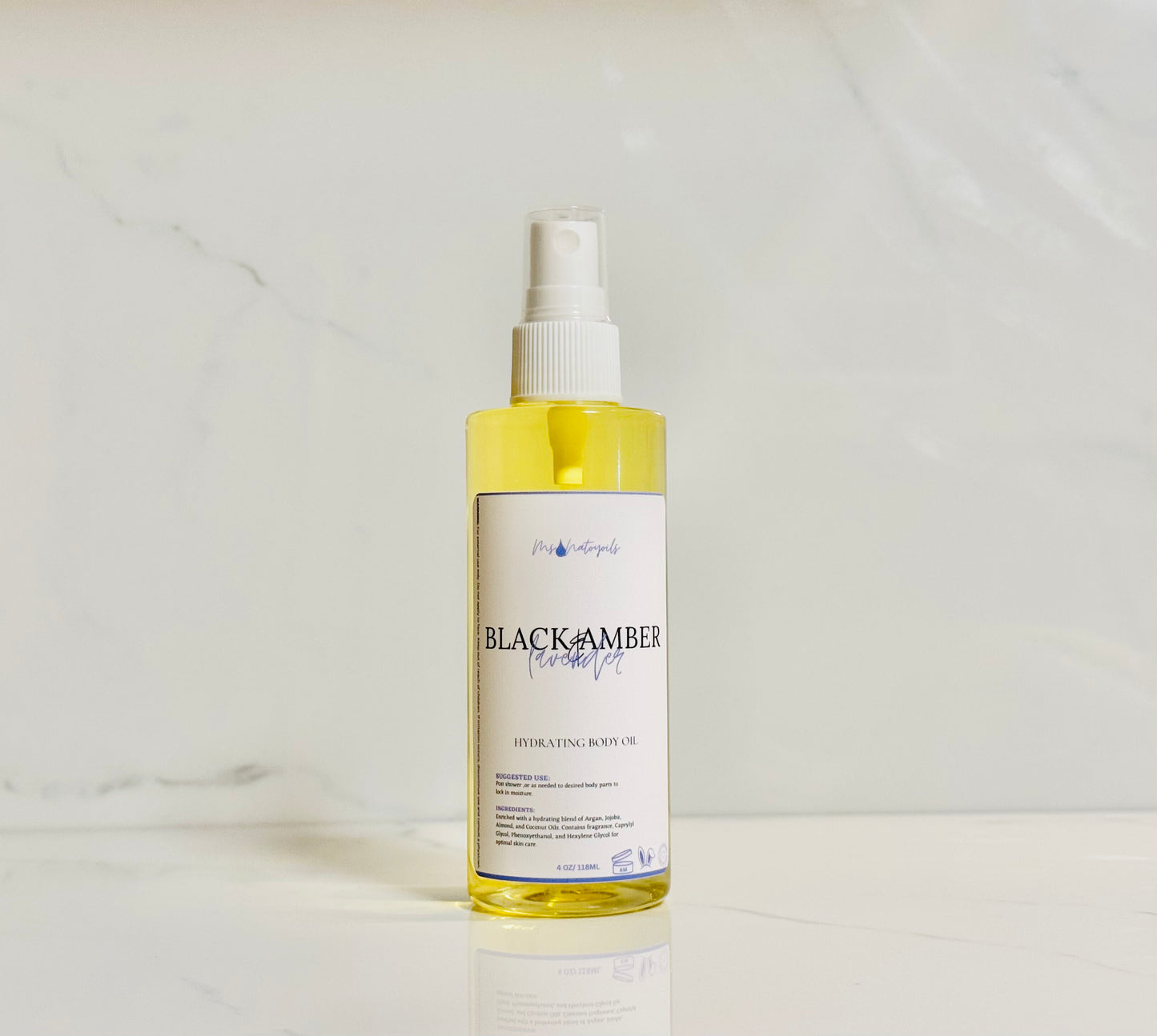 Black Amber & Lavender Hydrating Body Oil