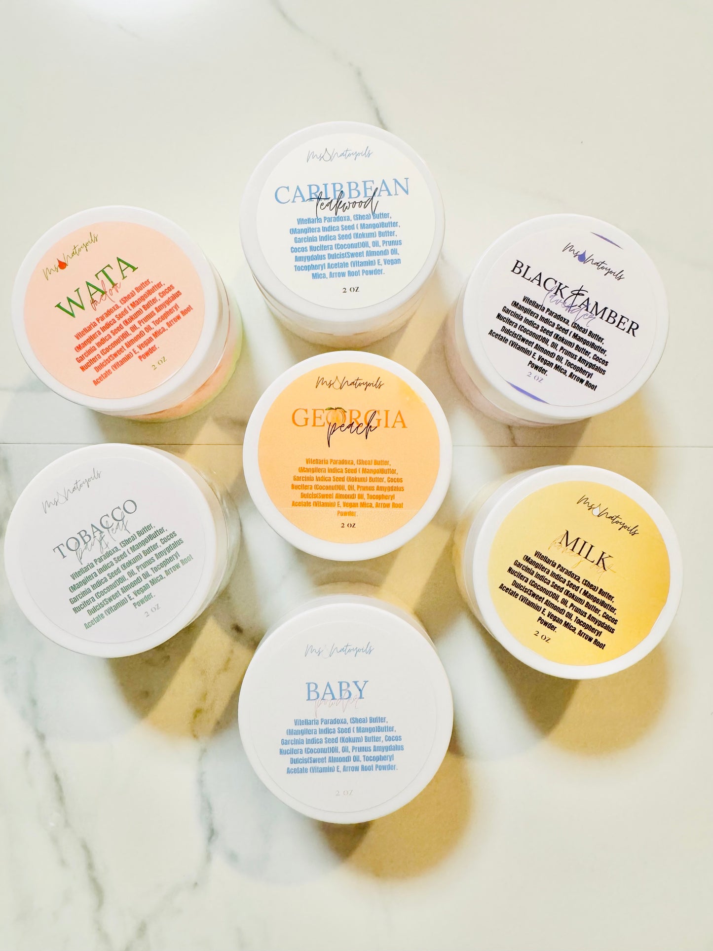 Travel size Body Butters