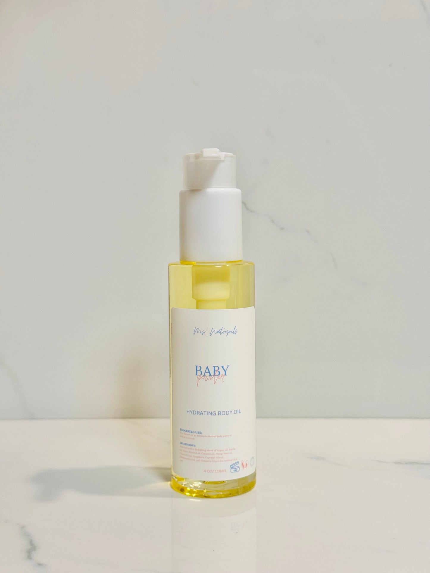 Baby Powder Hydrating Body Oil