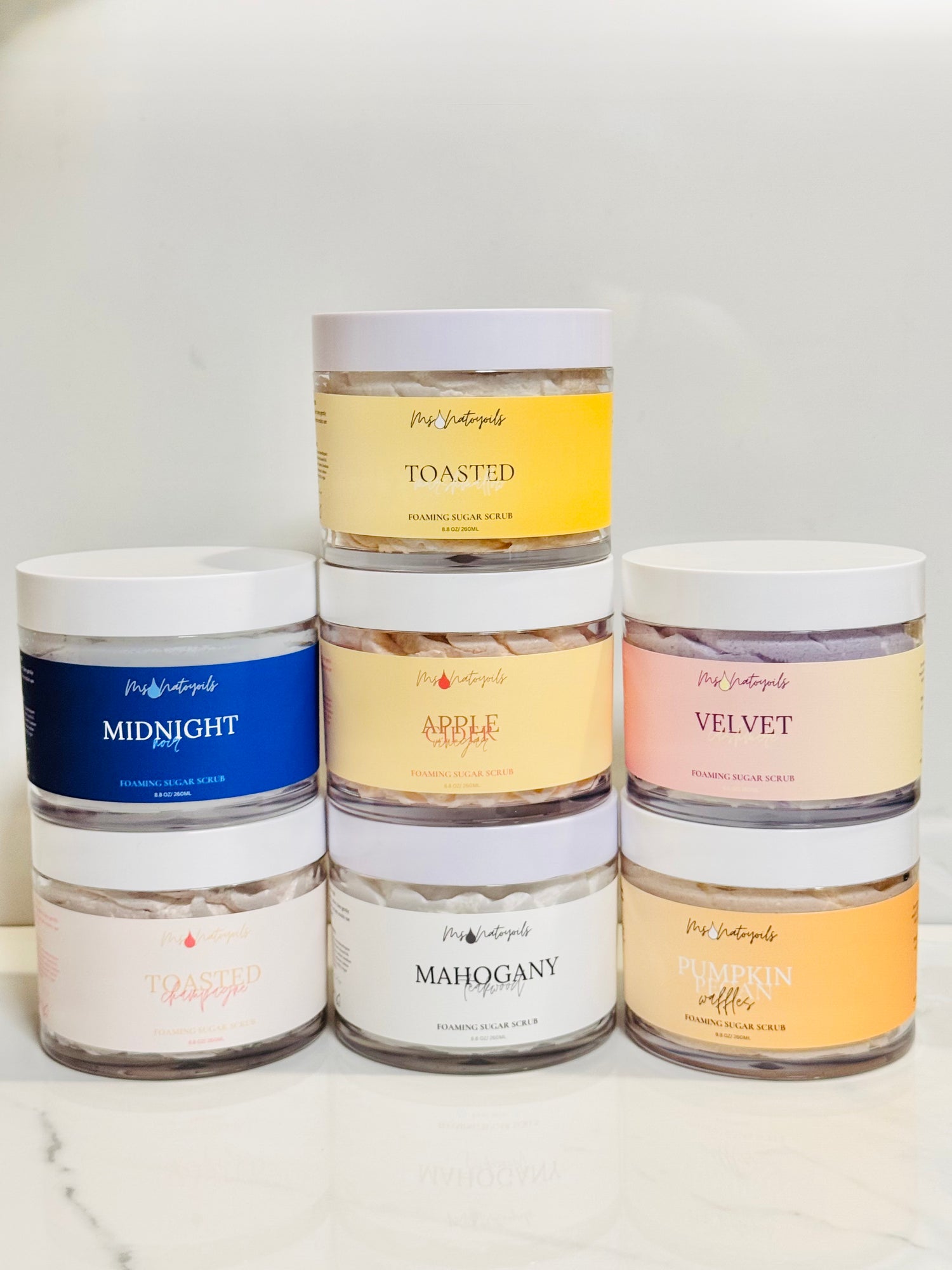 Foaming Sugar Scrubs